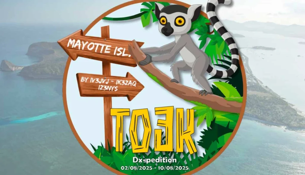 Radioamadorismo - TO3K Mayotte Is 2025