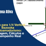 Antena para 1/4 Vertical Bazooka Radioamadorismo