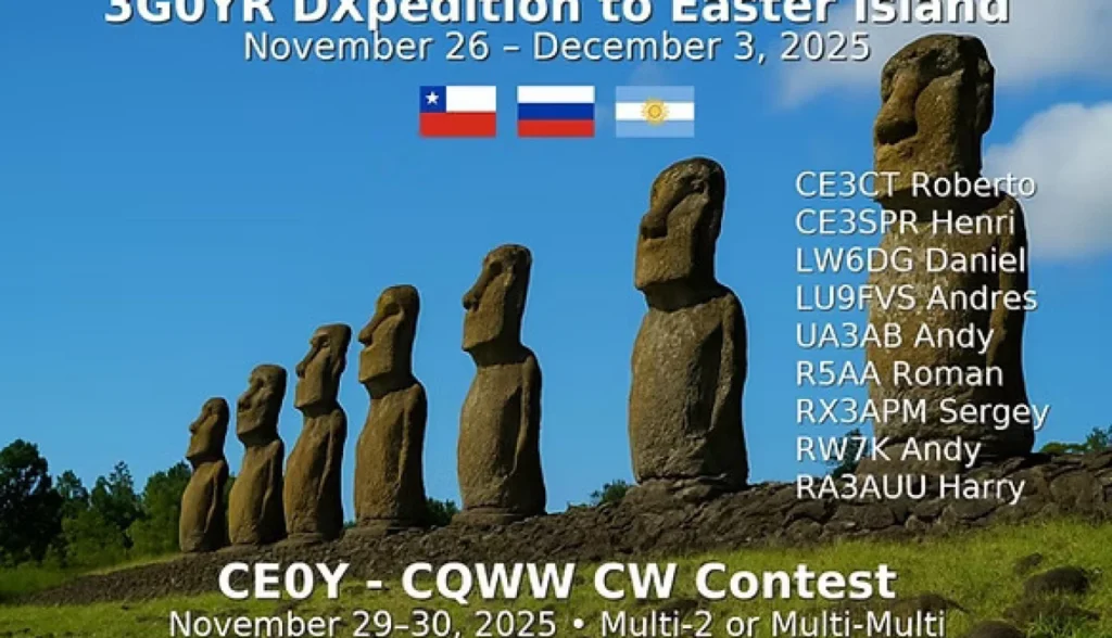 3G0YR & CE0Y – Ilha de Páscoa