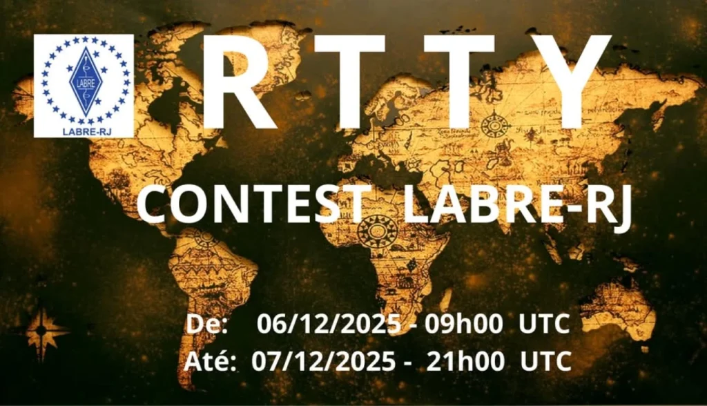 CQRJRTTY DX Contest, contest RTTY Cidade do Rio de Janeiro, CQRJRTTY DX Contest 2025, regulamento CQRJRTTY, LABRE RJ CQRJRTTY DX Contest