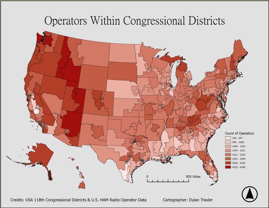 Mapas e radioamadorismo