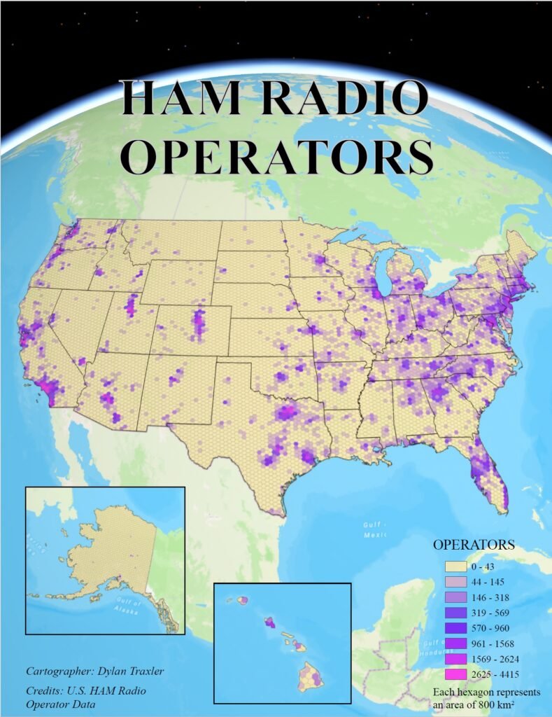 Mapas e radioamadorismo