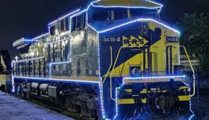 Trem Iluminado de Natal MRS 2025