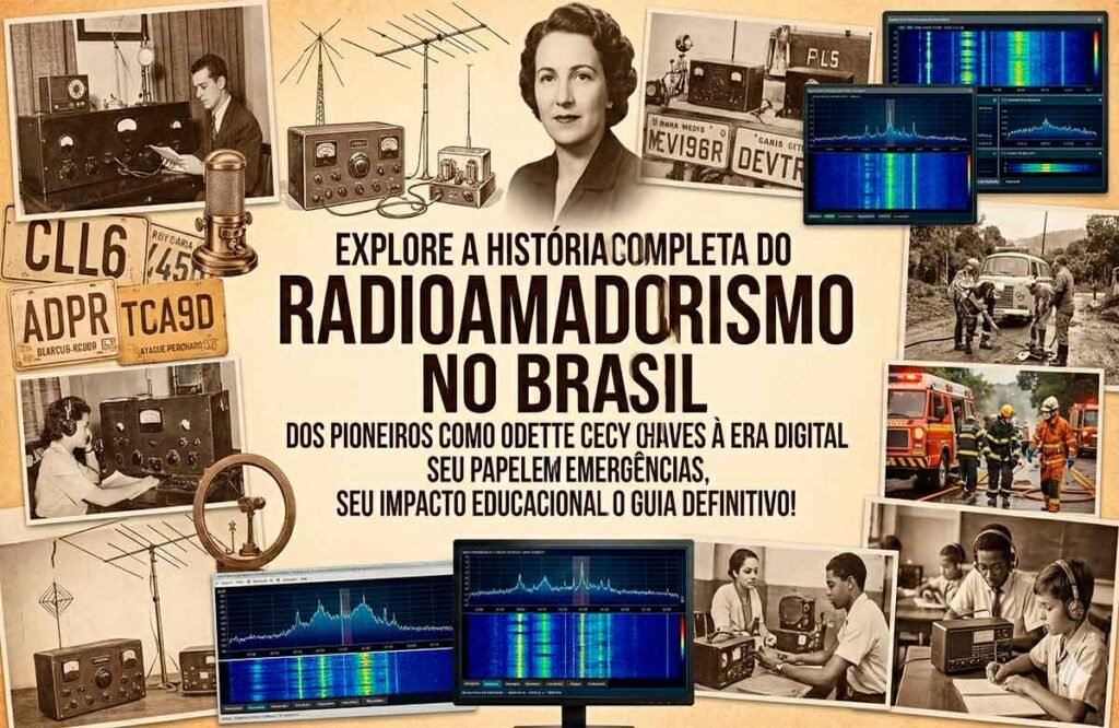 A fascinante história do radioamadorismo no brasil: dos pioneiros à era digital