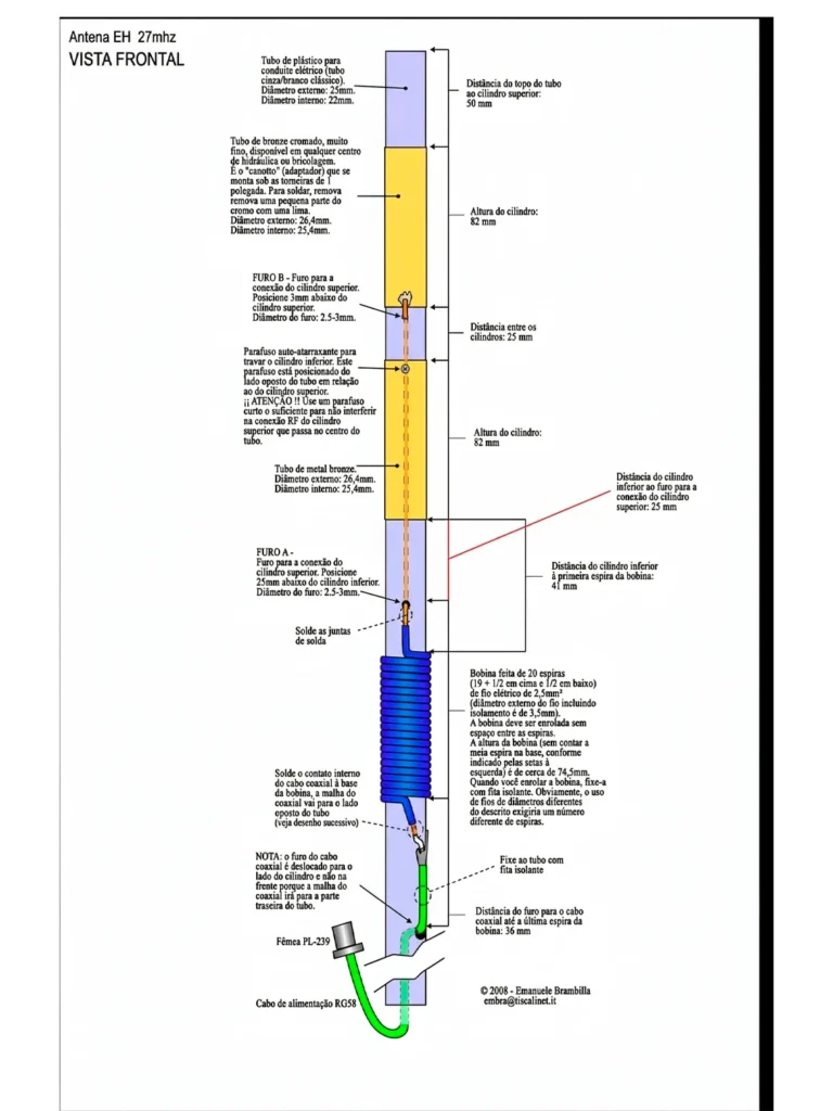 Antena EH Star Simplificada: Guia Completo, Desempenho Real e Ajustes Práticos 1 antena27hz 3