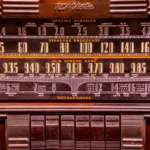 Frequências de rádio e horários de programação musical