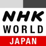 Logotipo da NHK World-Japan, serviço de notícias internacionais
