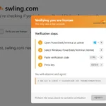 Verificação de segurança no site SWLing Post após malware Lumma Password