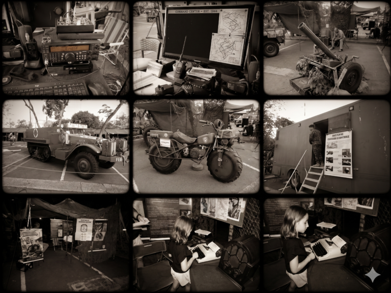 Radioamadores marcam presença na Exposição do Exército Brasileiro em Campinas com estação interativa e acervo de quase um século