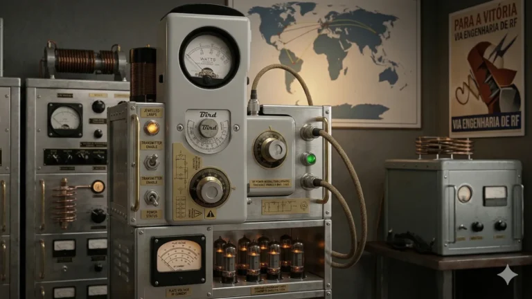 Bird Model 43: o wattmetro que todo radioamador precisa conhecer (e entender de verdade)