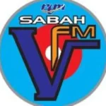 Logotipo da Sabah V FM, emissora da Radio Televisyen Malaysia