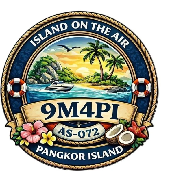 DXpedition de Rádio Amador na Ilha Pangkor (AS-072) em Maio de 2026: Como Garantir seu QSL Card