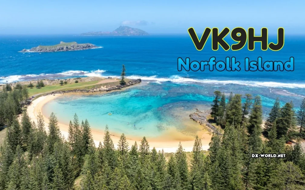 VK2HJ Conquista Ondas Curtas da Ilha Norfolk: Uma Aventura de Rádio Amador em Destino Remoto