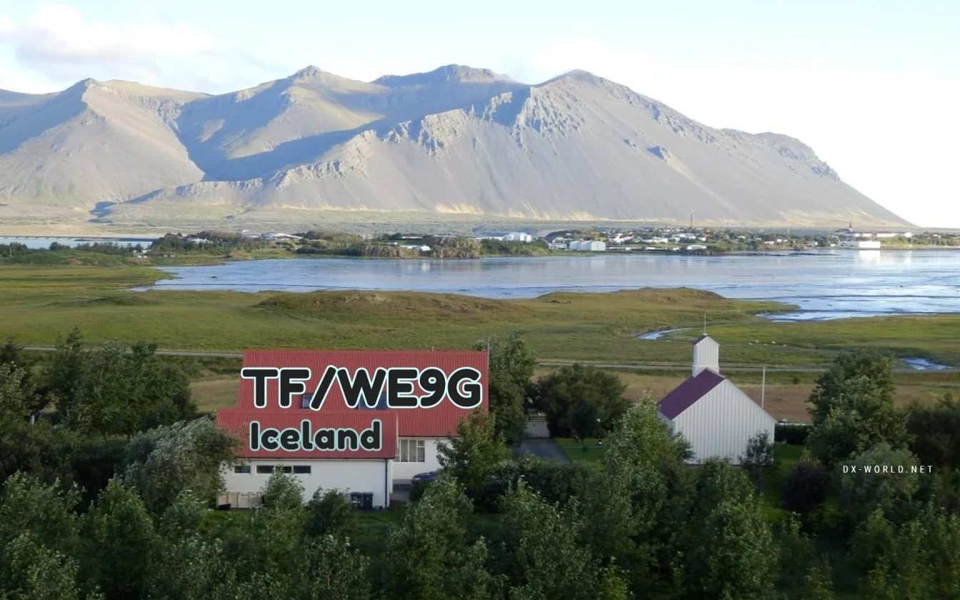 Operador de Rádio WE9G Frequenta Islândia em Maio de 2026 para Ativação como TF/WE9G