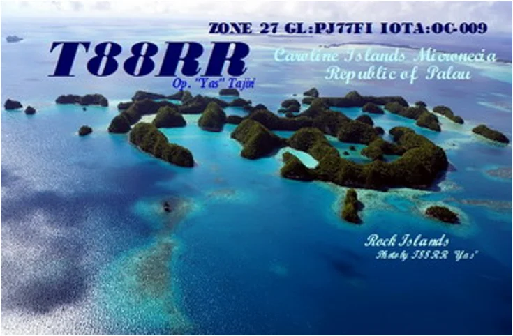 Operação de Rádio Amador T88RR em Palau: Conheça os Detalhes da Atividade em Junho de 2026