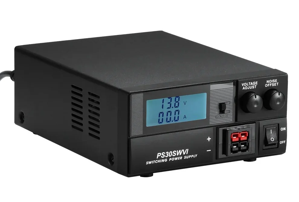 Radioddity PS30: análise completa da fonte chaveada 8–15V 30A com ajuste de ruído, LCD e conectores Anderson para rádio amador