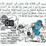 Carlos Latuff ilustra relatório da gravação da BBC Emergency Radio Service