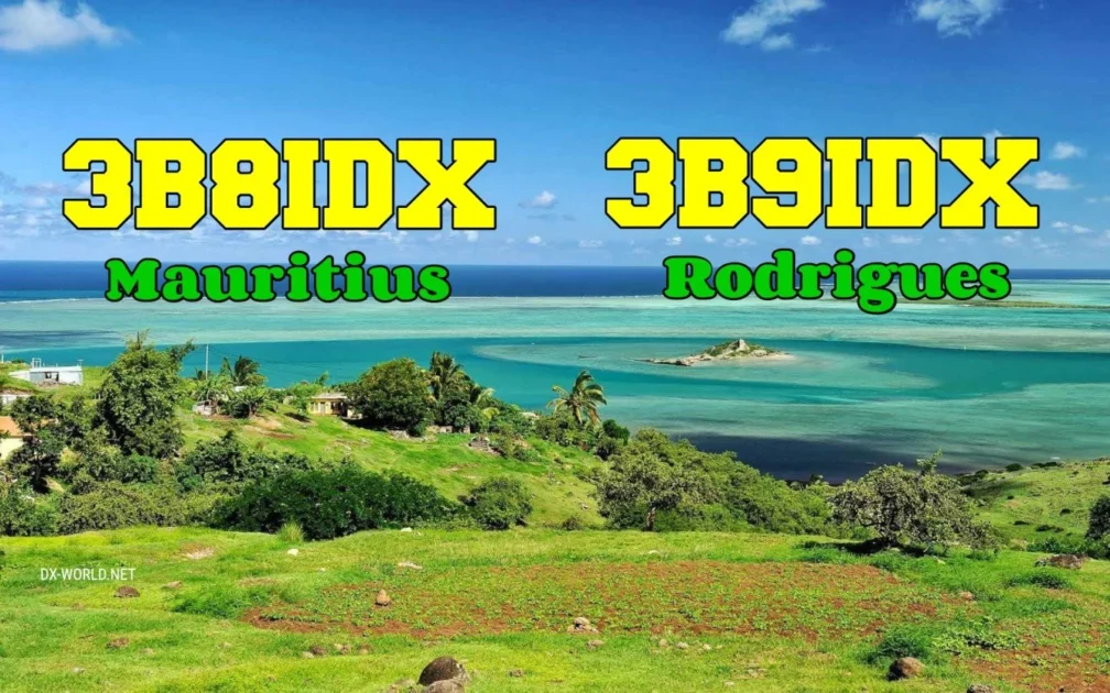 3B8IDX & 3B9IDX – Mauritius & Rodrigues
