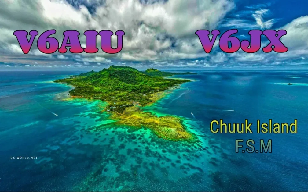 Radioamadores Kenji e Masa Operam de Chuuk para o Concurso CQWW CW