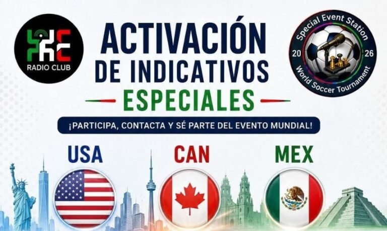 Radioamadorismo na Copa 2026: Estações Especiais