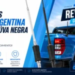 Antena móvel B-2009 em destaque, ideal para comunicação em 27 MHz
