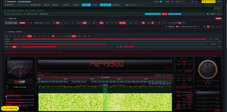 HamDash: o painel web para radioamadorismo e SDR