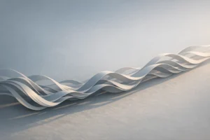 Representação de ondas curtas em movimento suave e contínuo