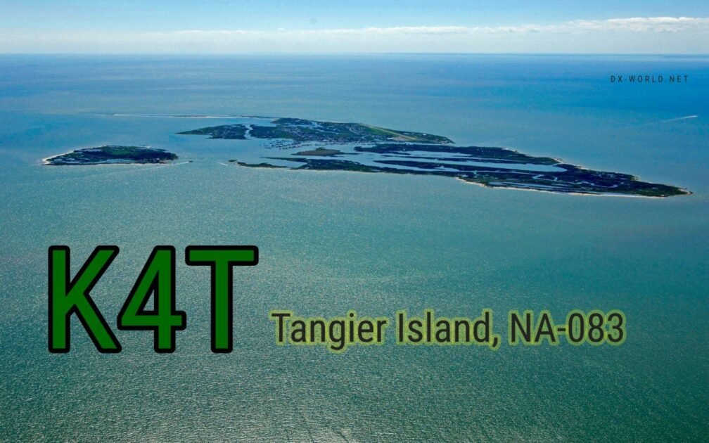Tangier Island NA-083: guia para IOTA, POTA e 630 m
