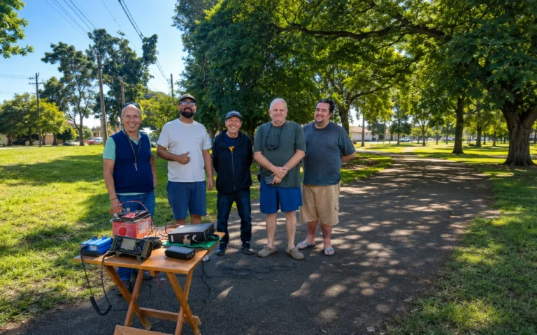 Radioamadores exploram antenas em Campinas – No encontro de domingo!