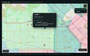 IA aplicada ao scanner: mapa tático com voz e ADS-B