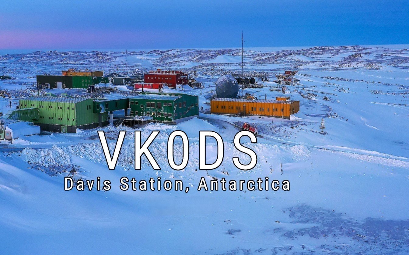 VK0DS em Davis Station: guia para caçar a Antártica