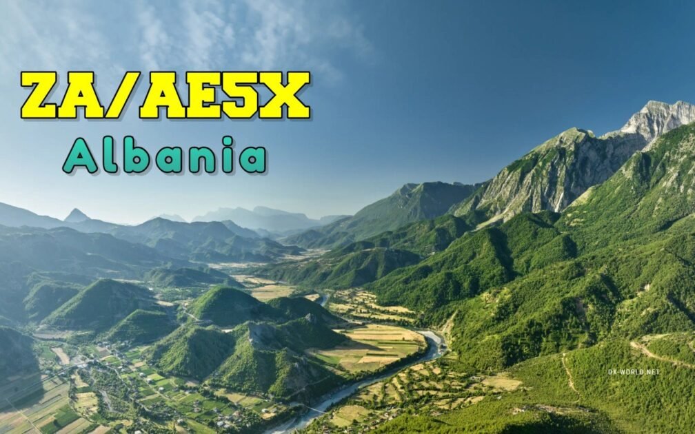 ZA/AE5X na Albânia: como acompanhar a operação em CW