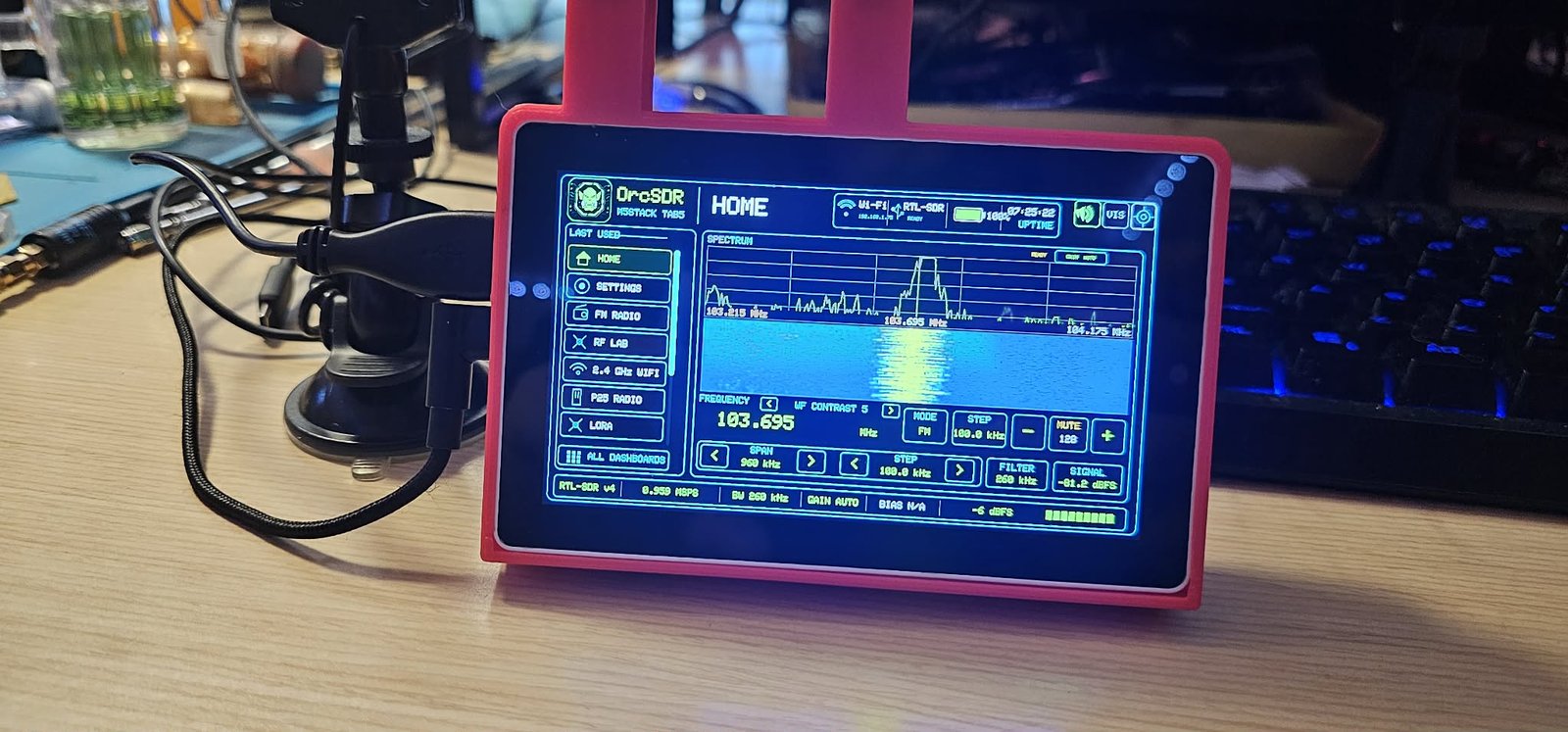 OrcSDR ESP32-P4: SDR Portátil Sem PC