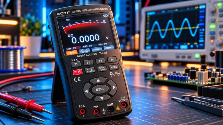 Osciloscópio ZOYI ZT-706S: Compacto e Versátil
